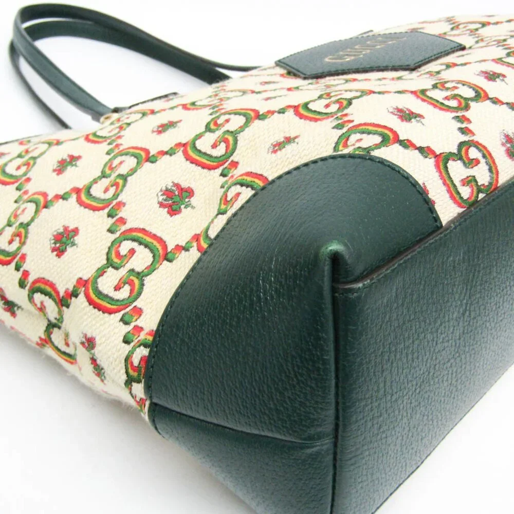 GUCCI Cream Leather Tote Bag - Picture 4 of 15